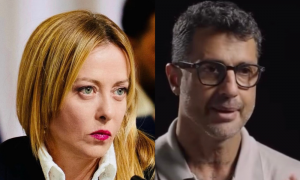 Fabrizio Corona a Palazzo Chigi per il processo sulla presunta diffamazione a Giorgia Meloni