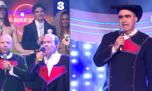 I Tenores di Neoneli conquistano il GialappaShow: applausi per l&rsquo;esibizione con Elio