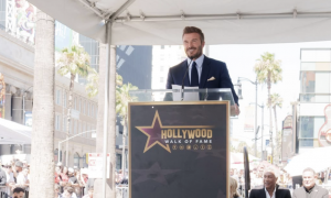 Los Angeles: David Beckham riceve la stella sulla Hollywood Walk of Fame