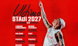 Ultimo annuncia il tour negli stadi del 2027: finale a Olbia, prima volta in Sardegna