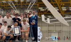 Icarus, l&rsquo;aereo di carta pi&ugrave; grande del mondo: sette studenti italiani conquistano il Guinness World
