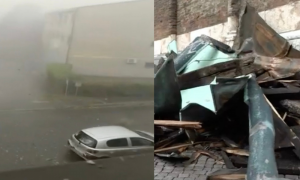 Maltempo, tromba d&rsquo;aria devasta Cremona: danni al Duomo e al municipio
