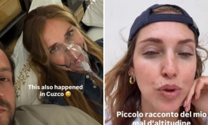 Chiara Ferragni, malore sulle Ande dopo l&rsquo;escursione a 5mila metri